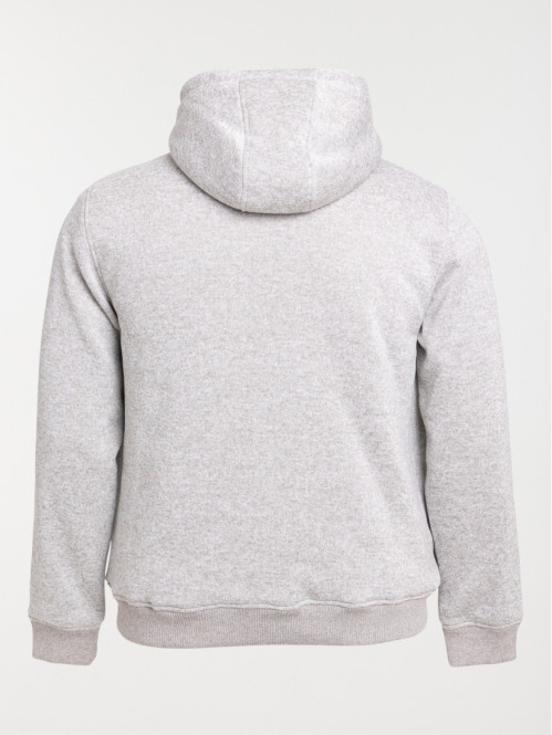 Sweat polaire gris grande...