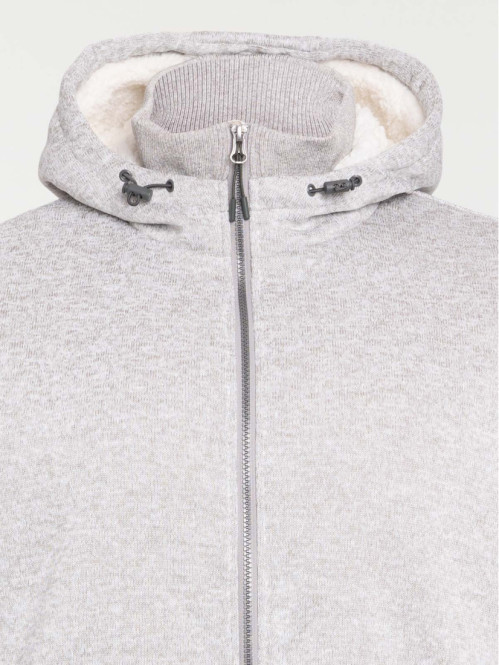 Sweat polaire gris grande...