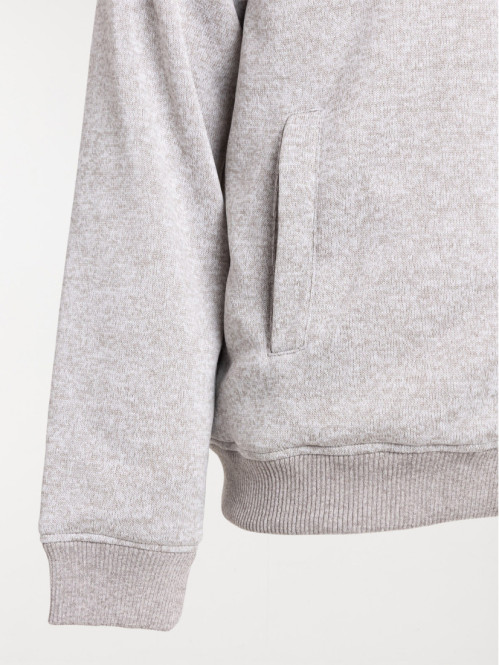 Sweat polaire gris grande...