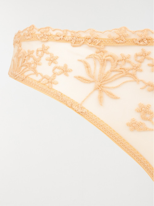 Tanga dentelle florale...