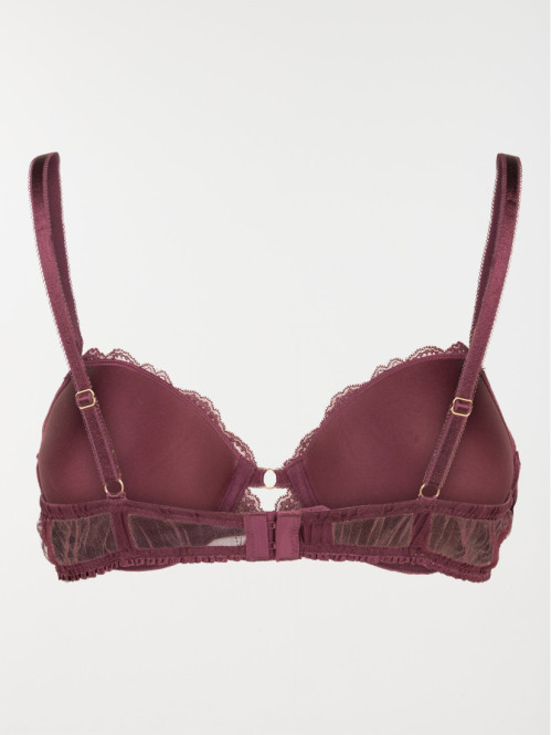 Soutien-gorge lie de vin...