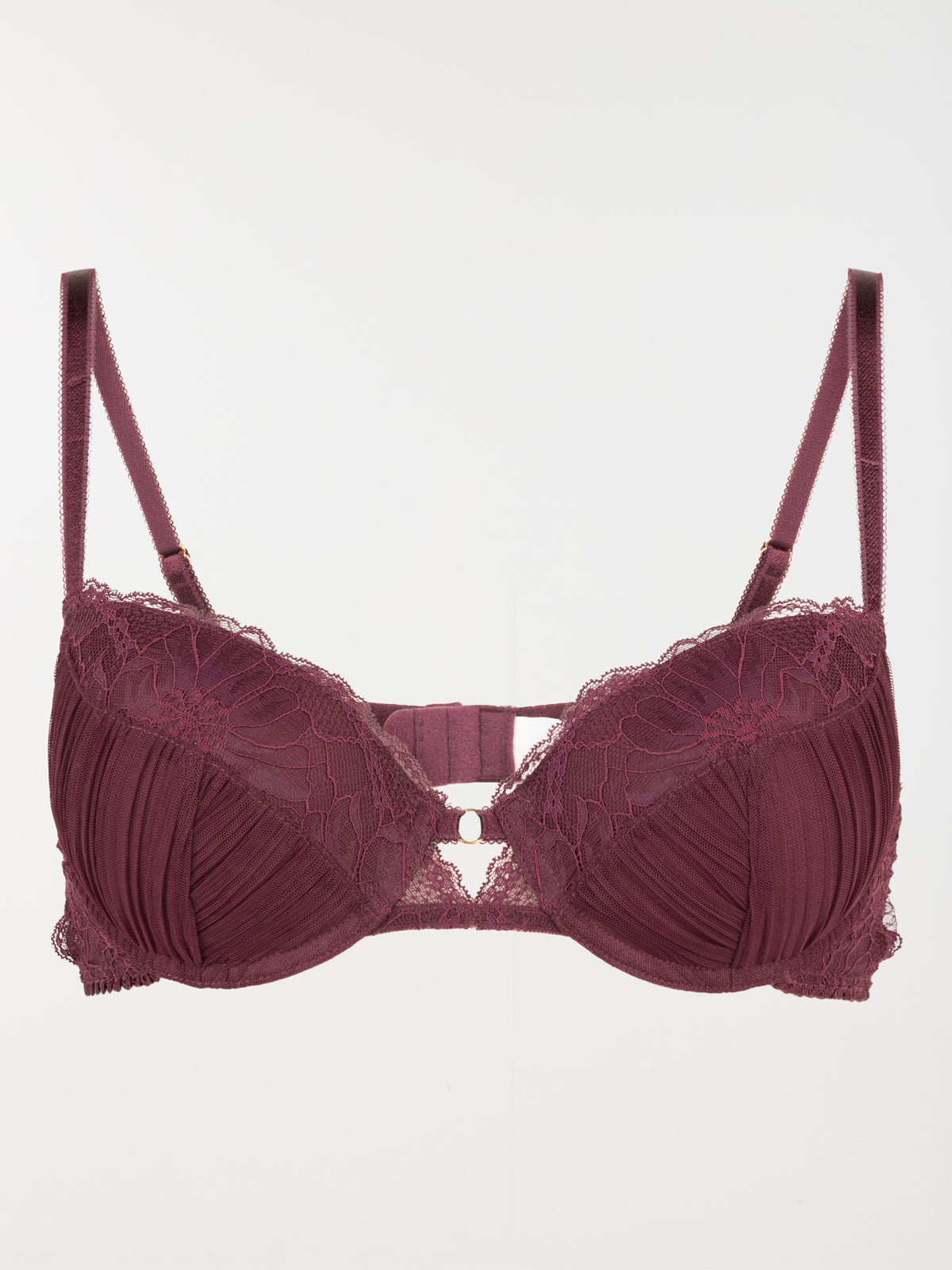 Soutien-gorge lie de vin femme (85B-95E)