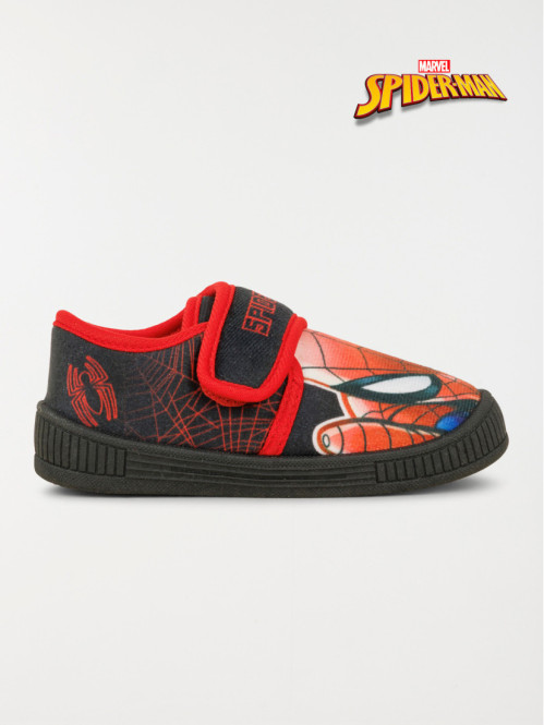 Chausson Spiderman noir garçon (24-30)