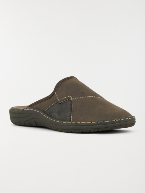 Chaussons marrons homme...