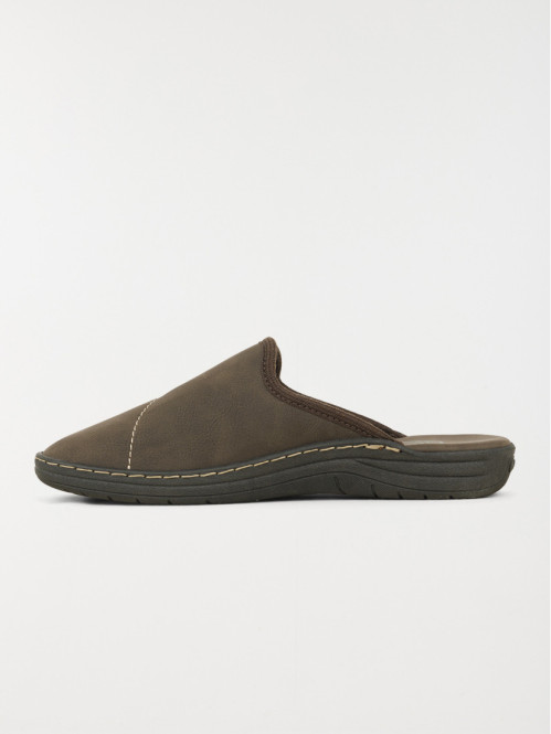 Chaussons marrons homme...