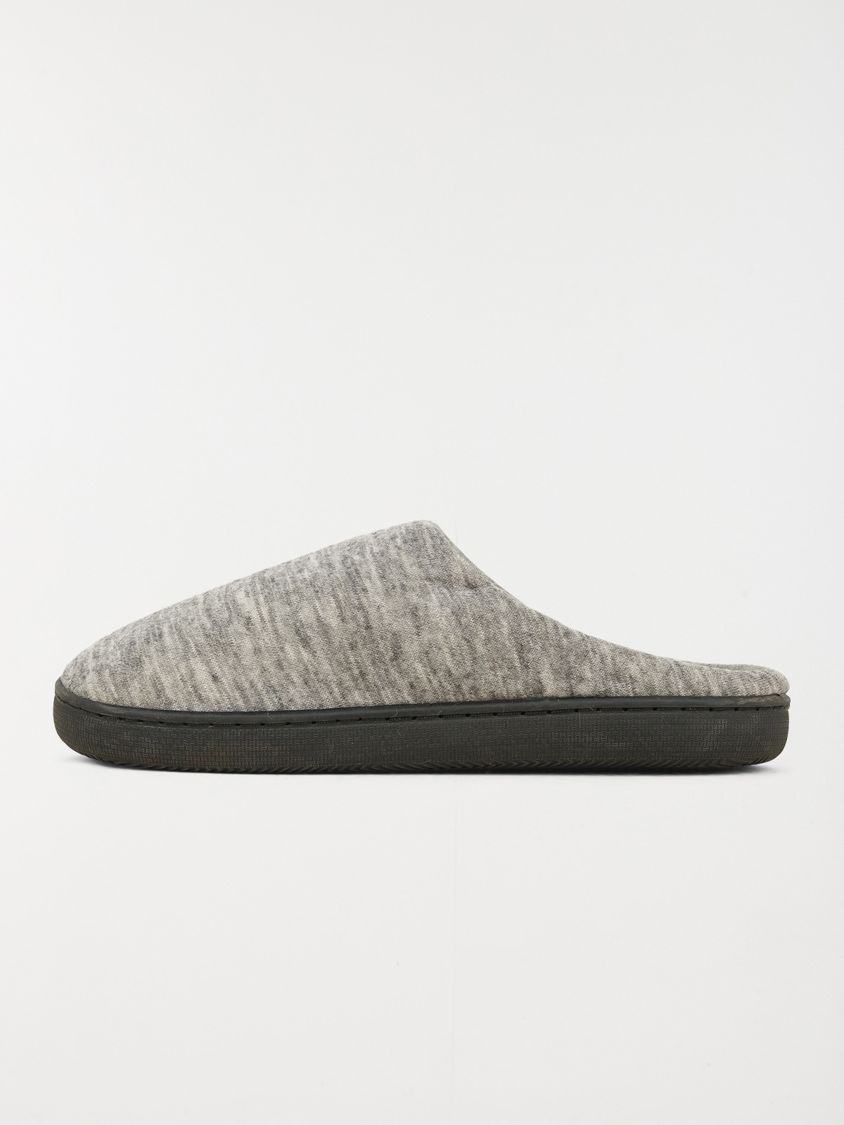 Chausson brodé homme gris (41-46)
