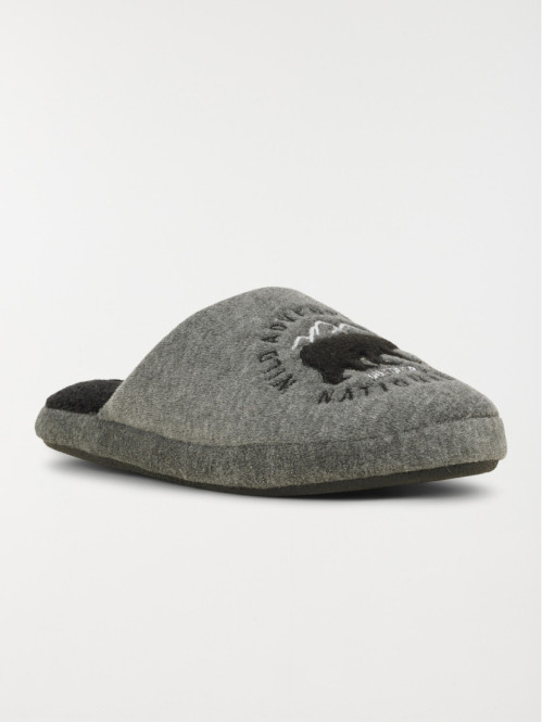 Chaussons motif ours homme...