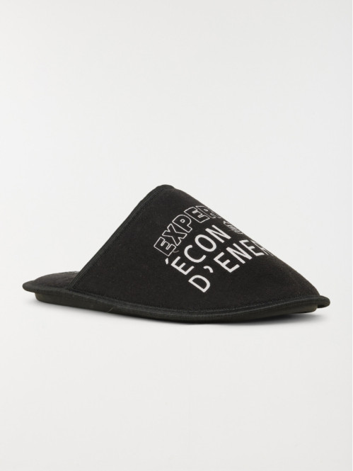 Chaussons mules messages...