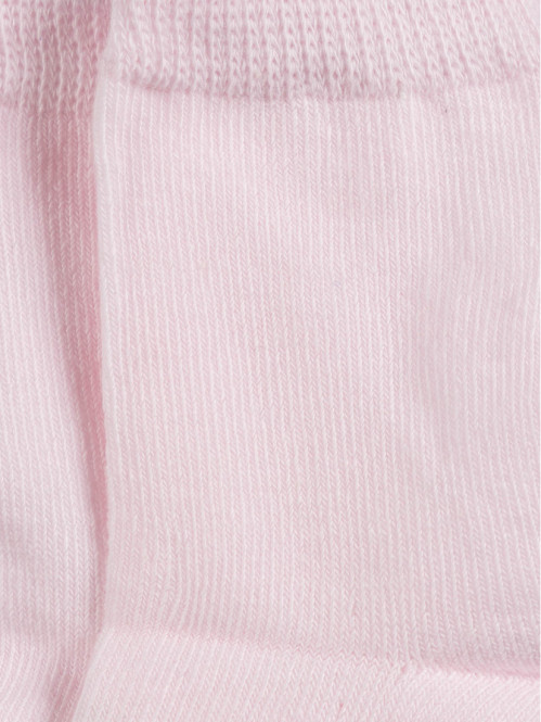 Lot 3 paires de chaussettes unies fille Lot 3 paires de chaussettes unies fille