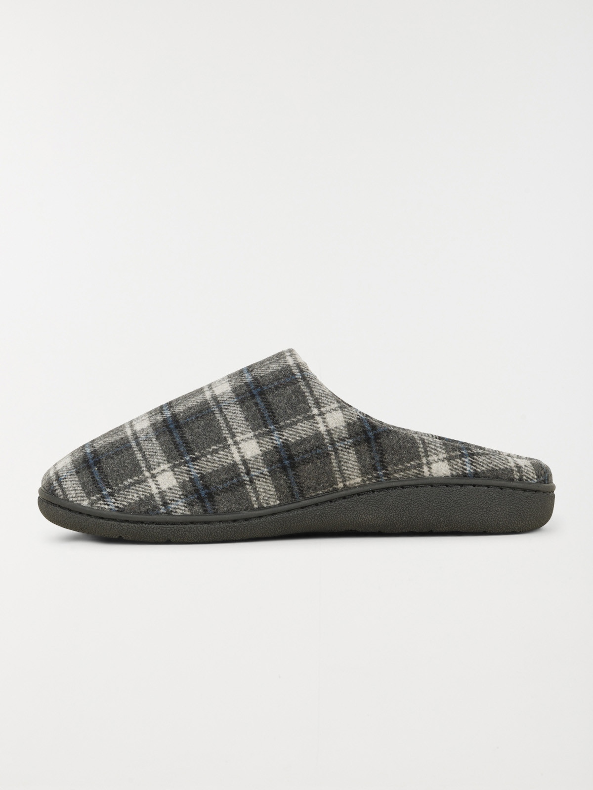 Chausson carreaux gris homme (41-46)