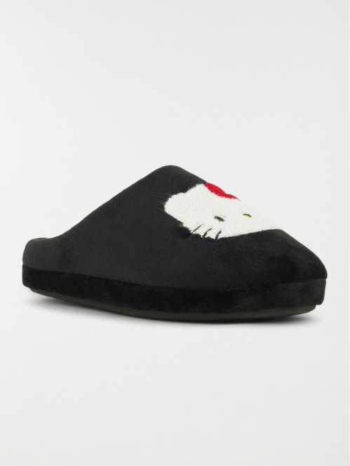 Chausson noir Hello Kitty...