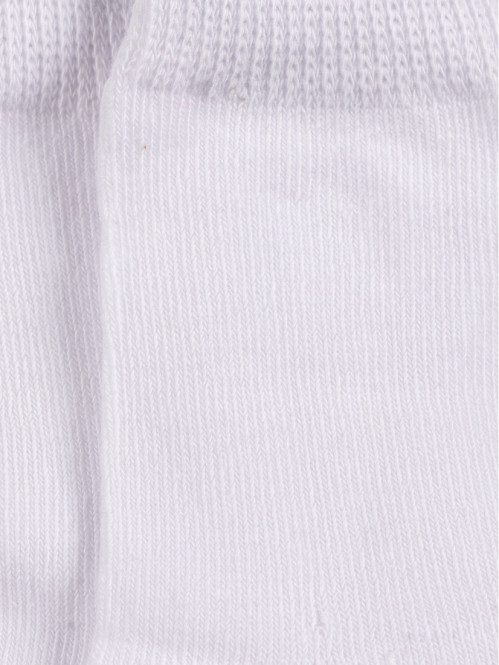 Lot 3 paires de chaussettes unies fille Lot 3 paires de chaussettes unies fille