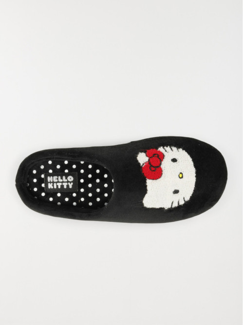 Chausson noir Hello Kitty...