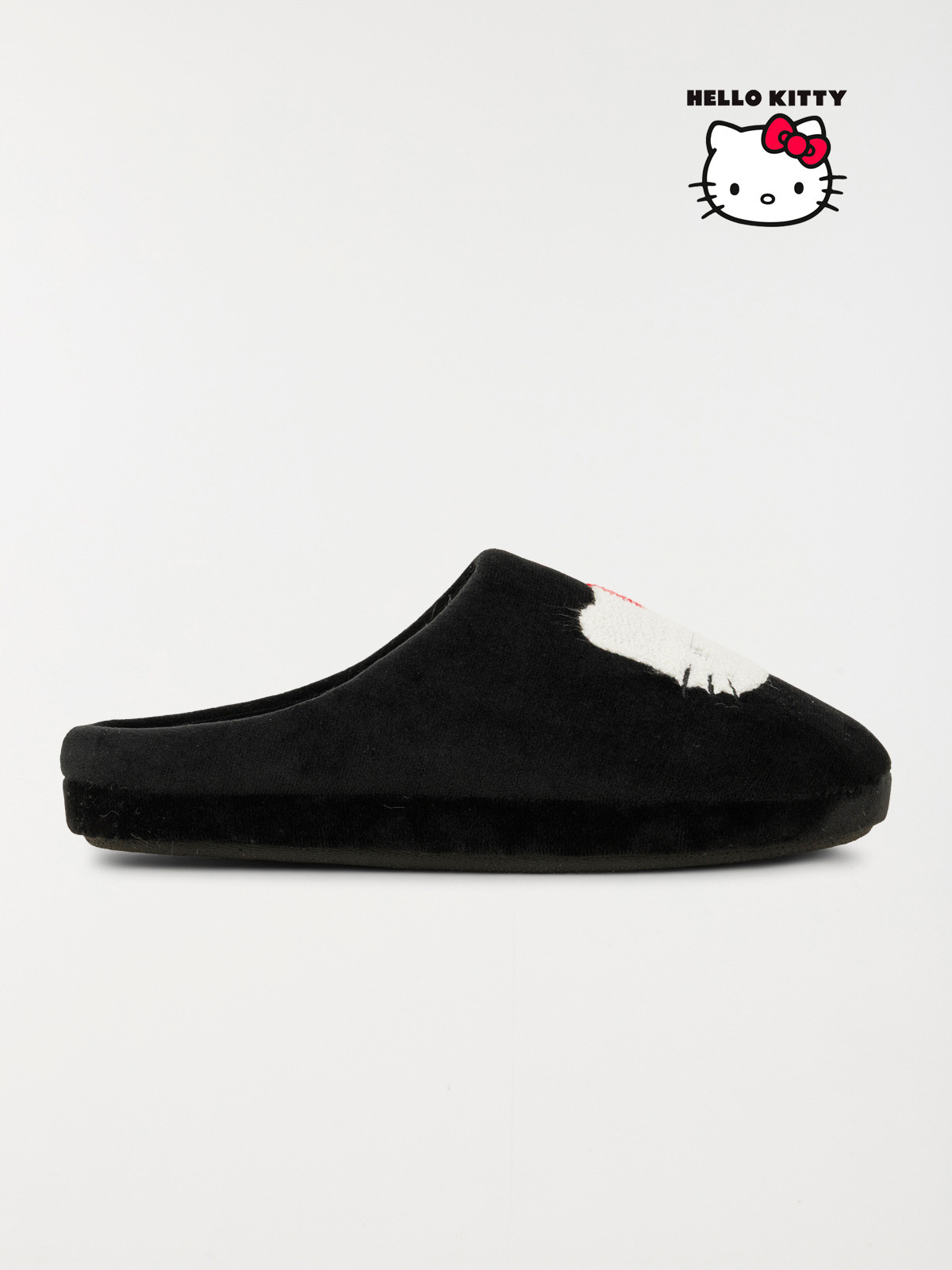 Chausson noir Hello Kitty femme (36-41)