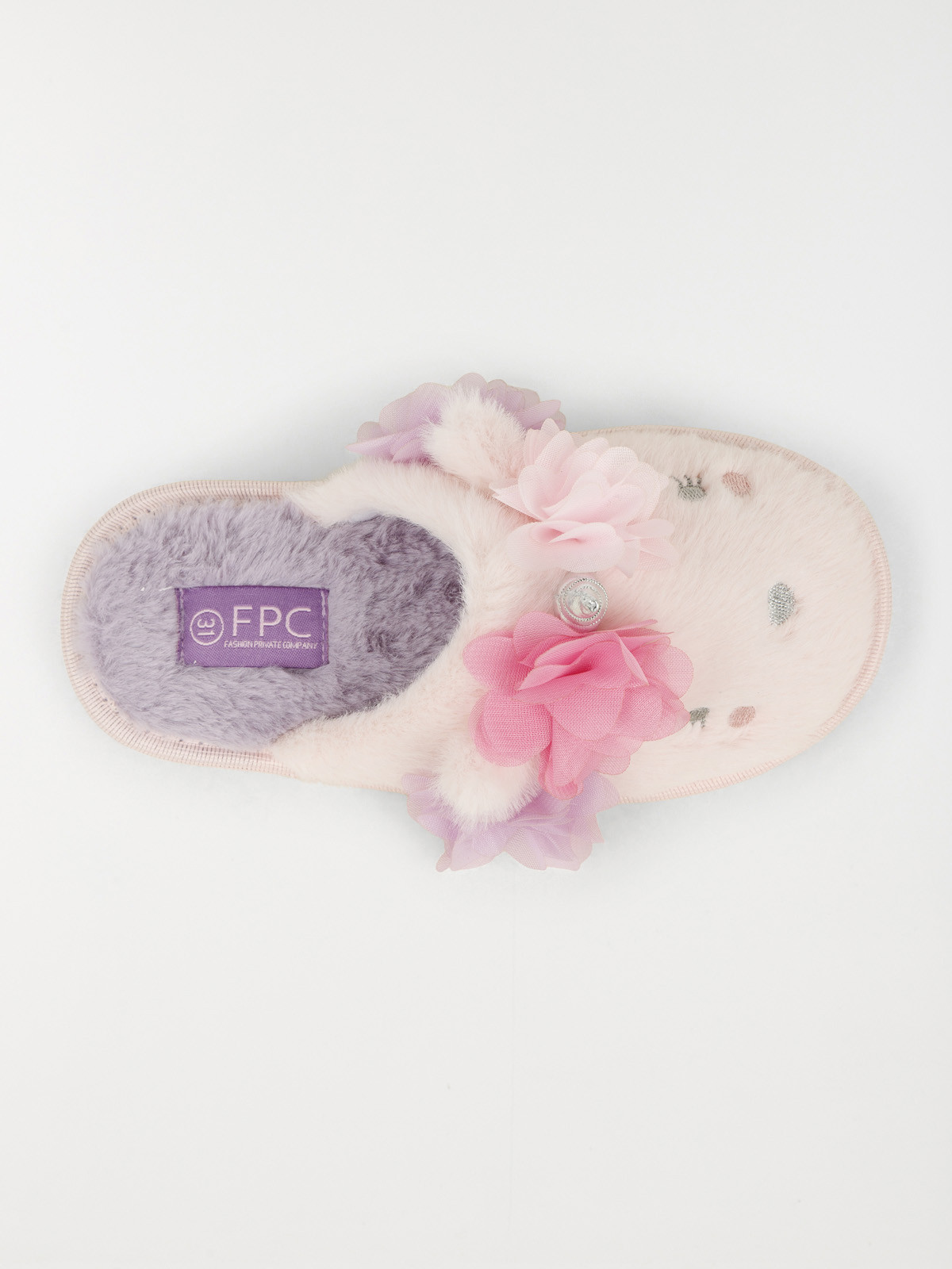 Chausson licorne rose fille (31-35)