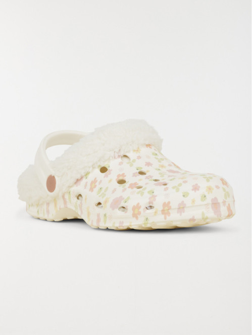 Sabots fleuris fourrés...