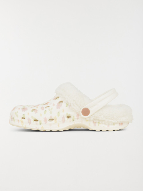 Sabots fleuris fourrés...