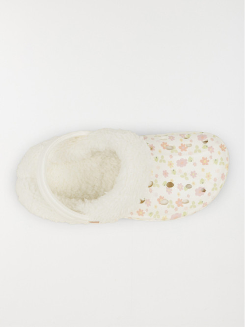 Sabots fleuris fourrés...
