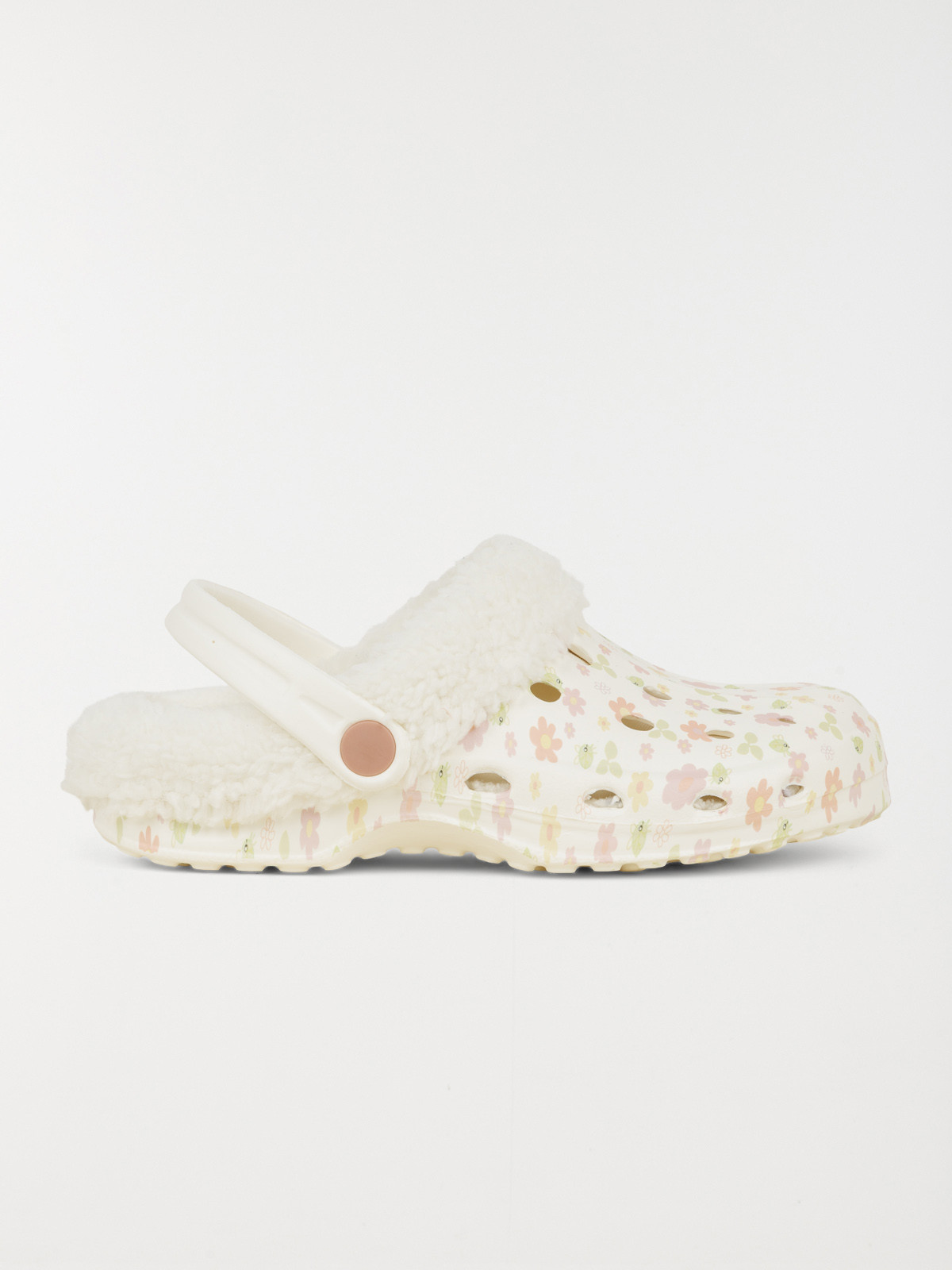 Sabots fleuris fourrés fille (31-36)