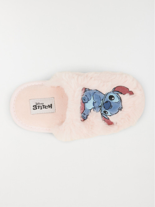 Chaussons Stitch roses...