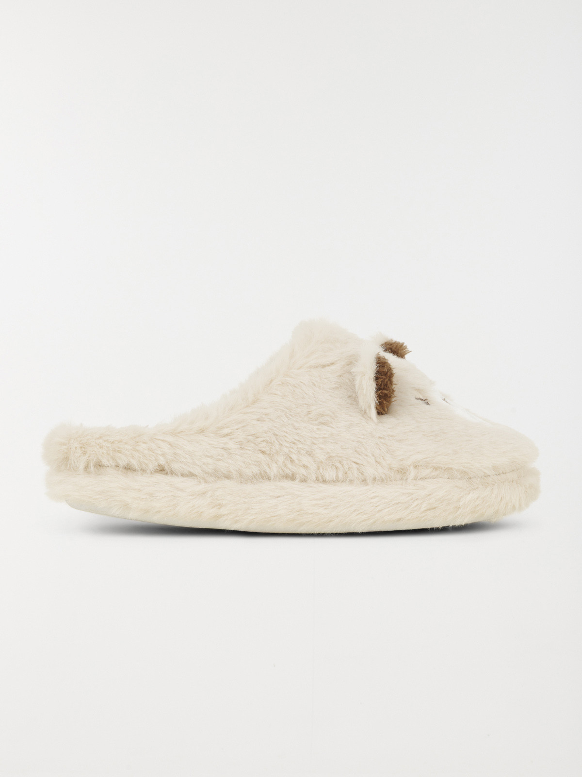 Chausson ourson fille beige (31-35)