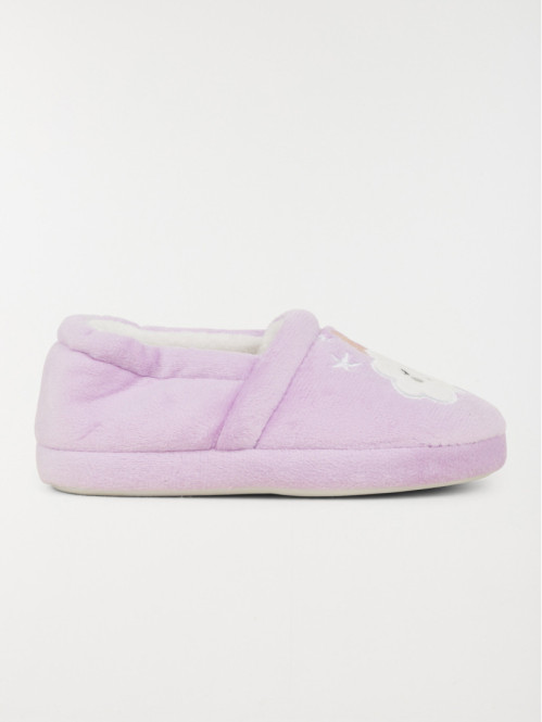 Chausson nuage lilas fille (24-30)