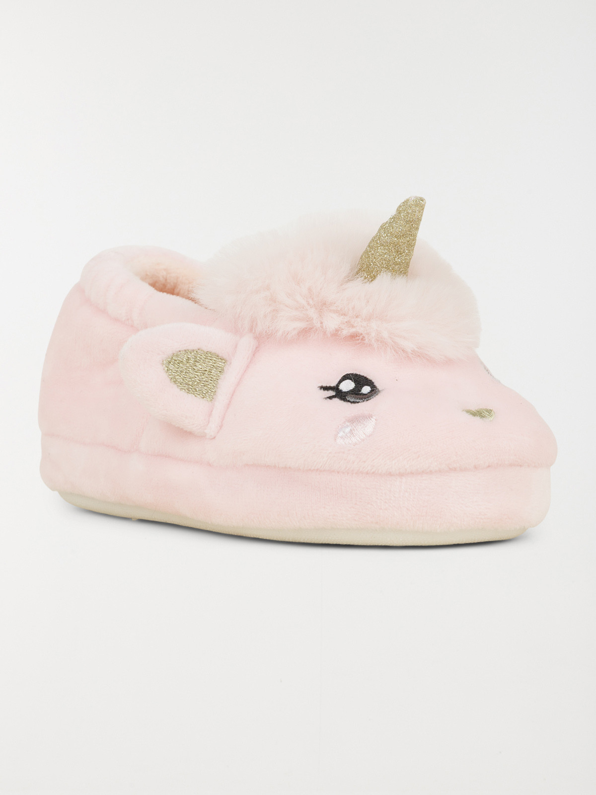 Chausson rose licorne 3D fille (24-30) Chausson rose licorne 3D fille (24-30)