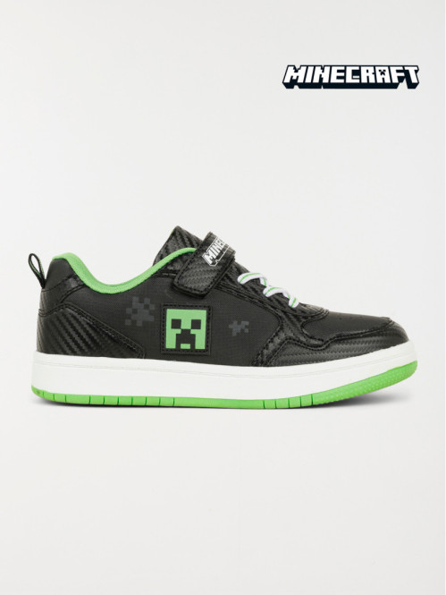 Baskets noires MINECRAFT garçon (31-38)