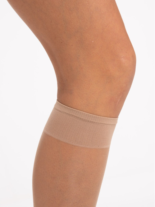 Mi-bas voile lot de 2 beige...