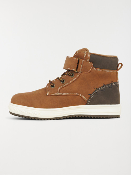 Baskets montantes marrons...