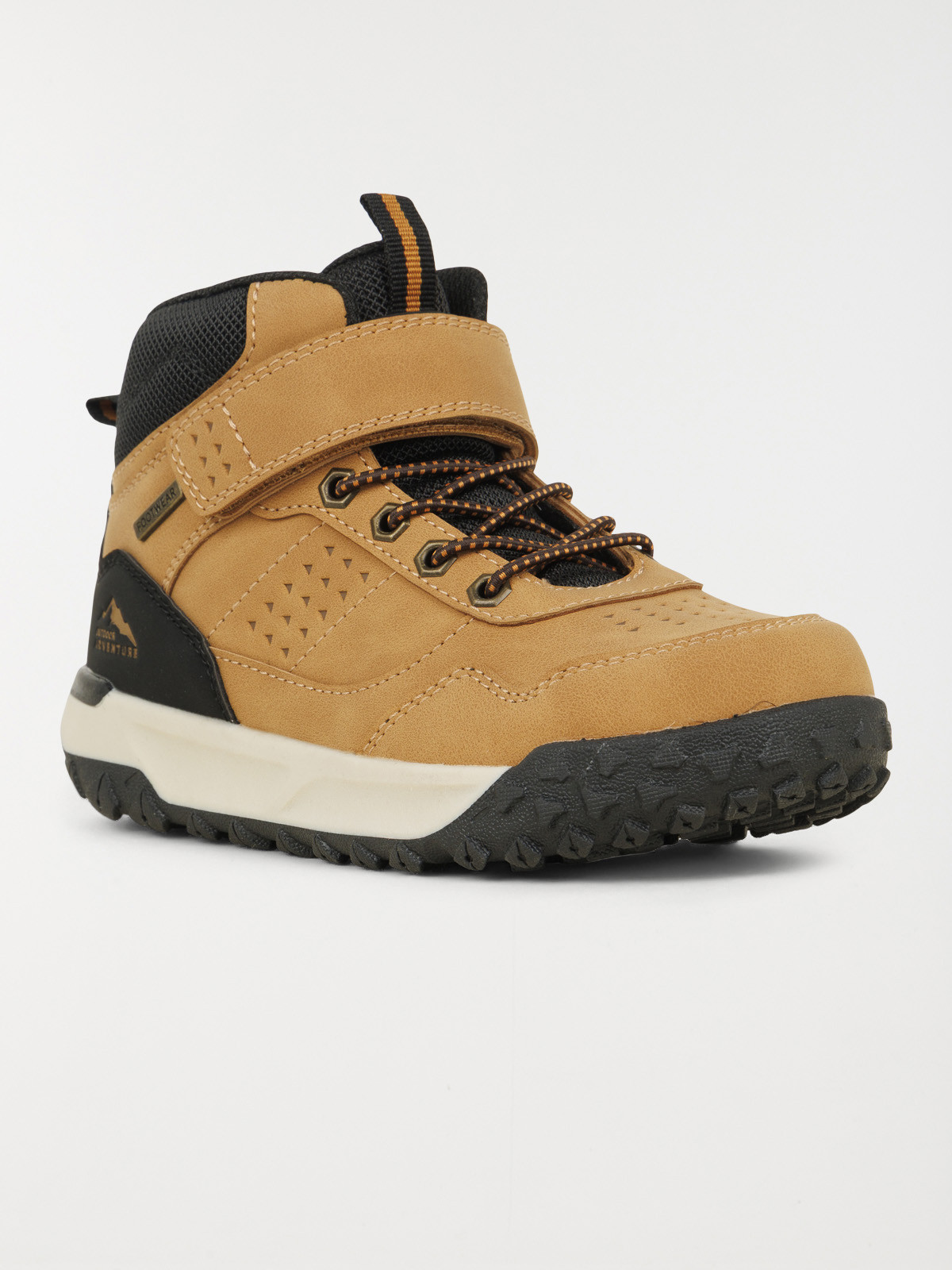 Basket montante garçon camel (32-39)