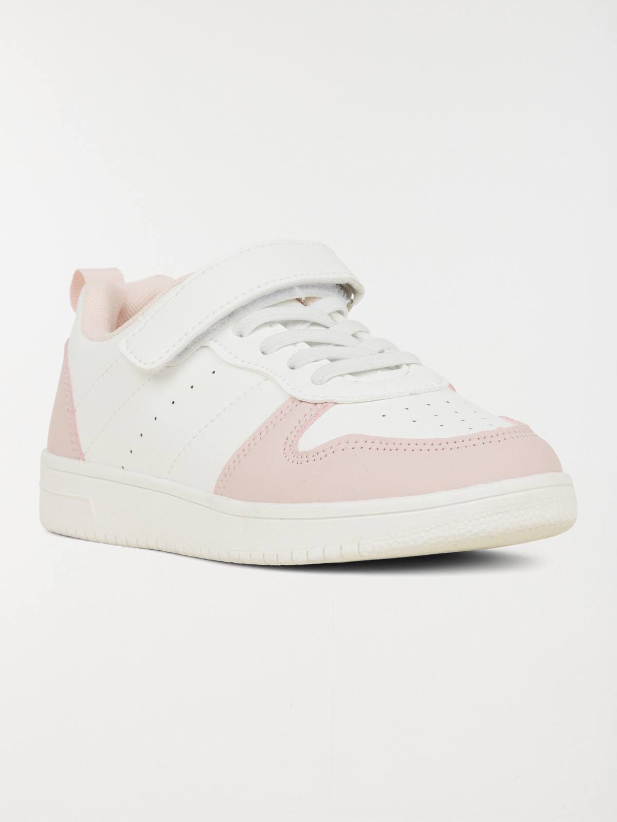 Basket blanche et rose fille (31-36) Basket blanche et rose fille (31-36)