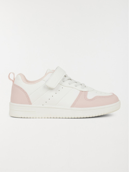 Basket blanche et rose...