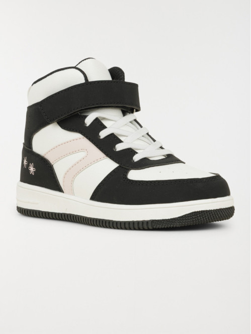 Baskets montantes fleurs...