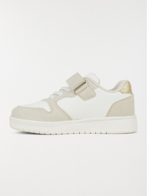 Basket beige léopard fille...