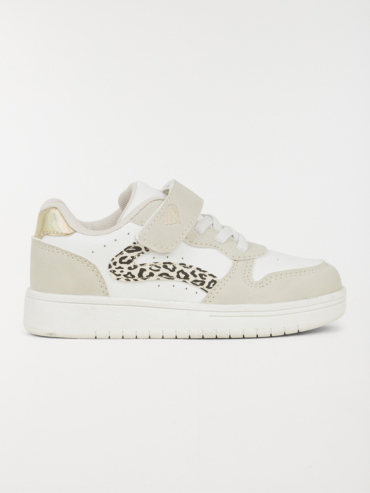Basket beige léopard fille (24-30)