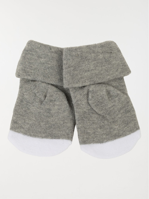 Chaussettes bonhomme de neige bébé
