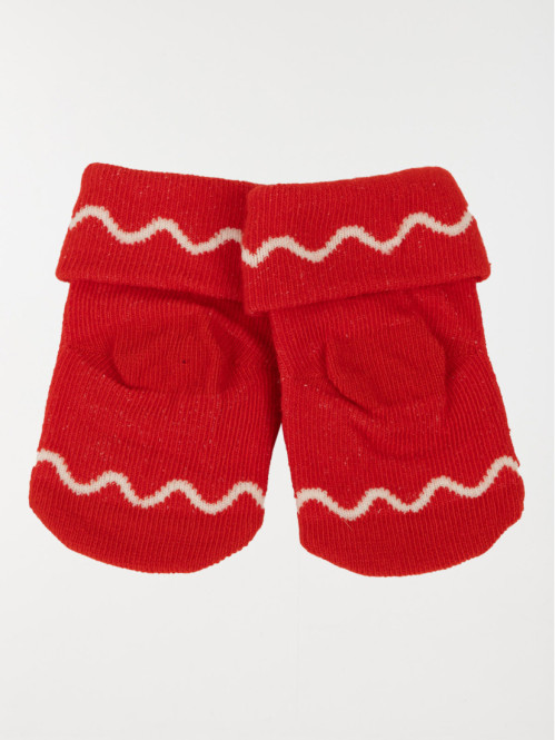 Chaussettes maison pain d'épice bébé Chaussettes maison pain d'épice bébé