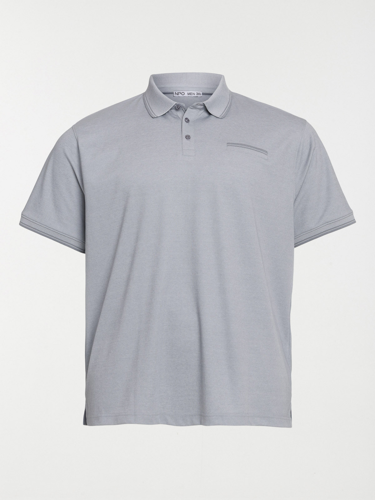 Polo uni grande taille homme