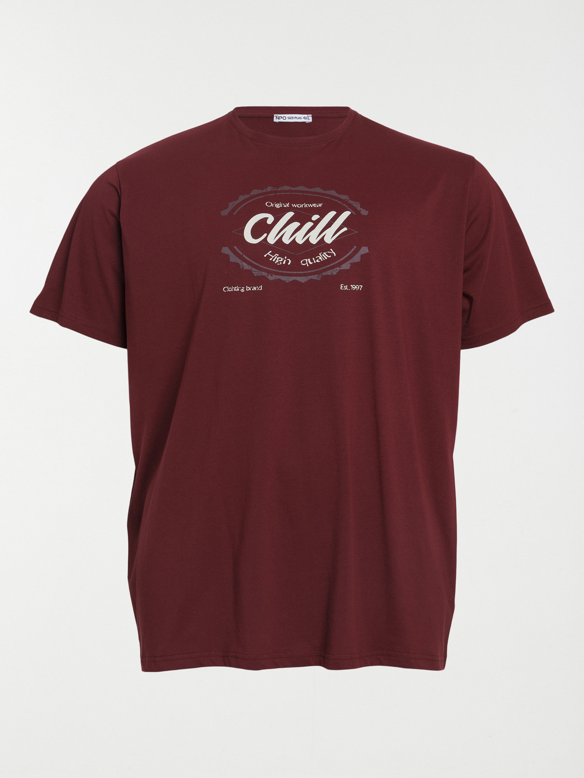 Tee-shirt imprimé grande taille homme