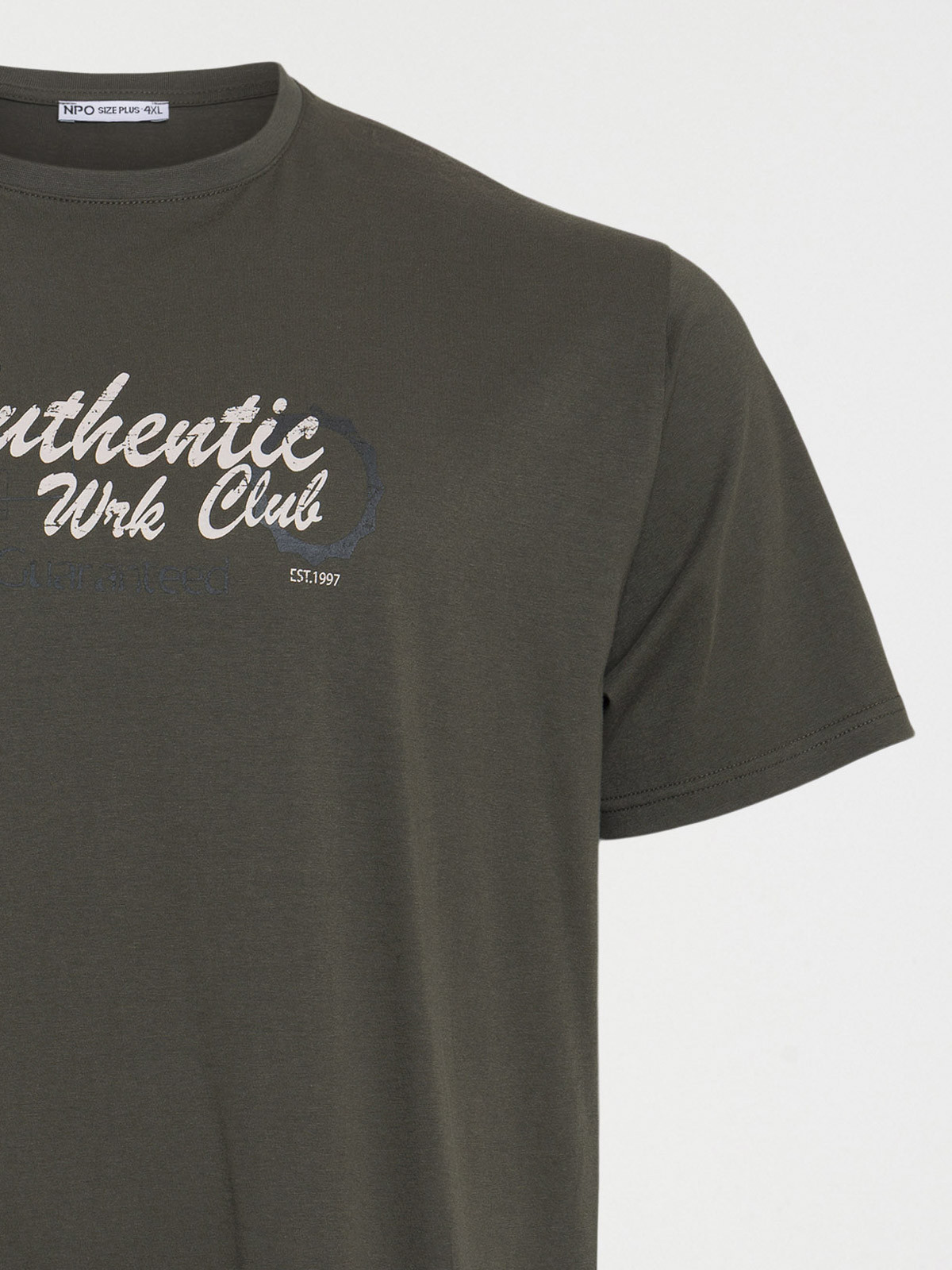 T-shirt avec imprimé grande taille homme