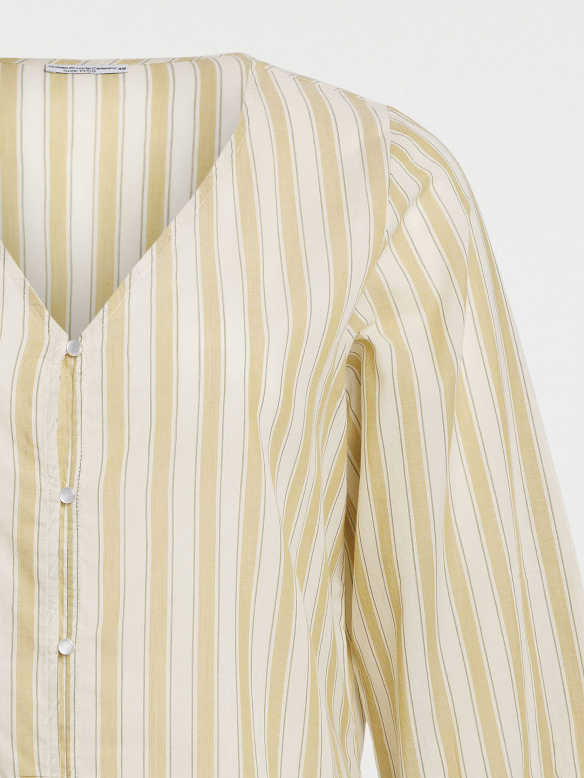 Chemise rayée grande taille femme