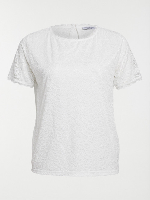 T-shirt dentelle grande...