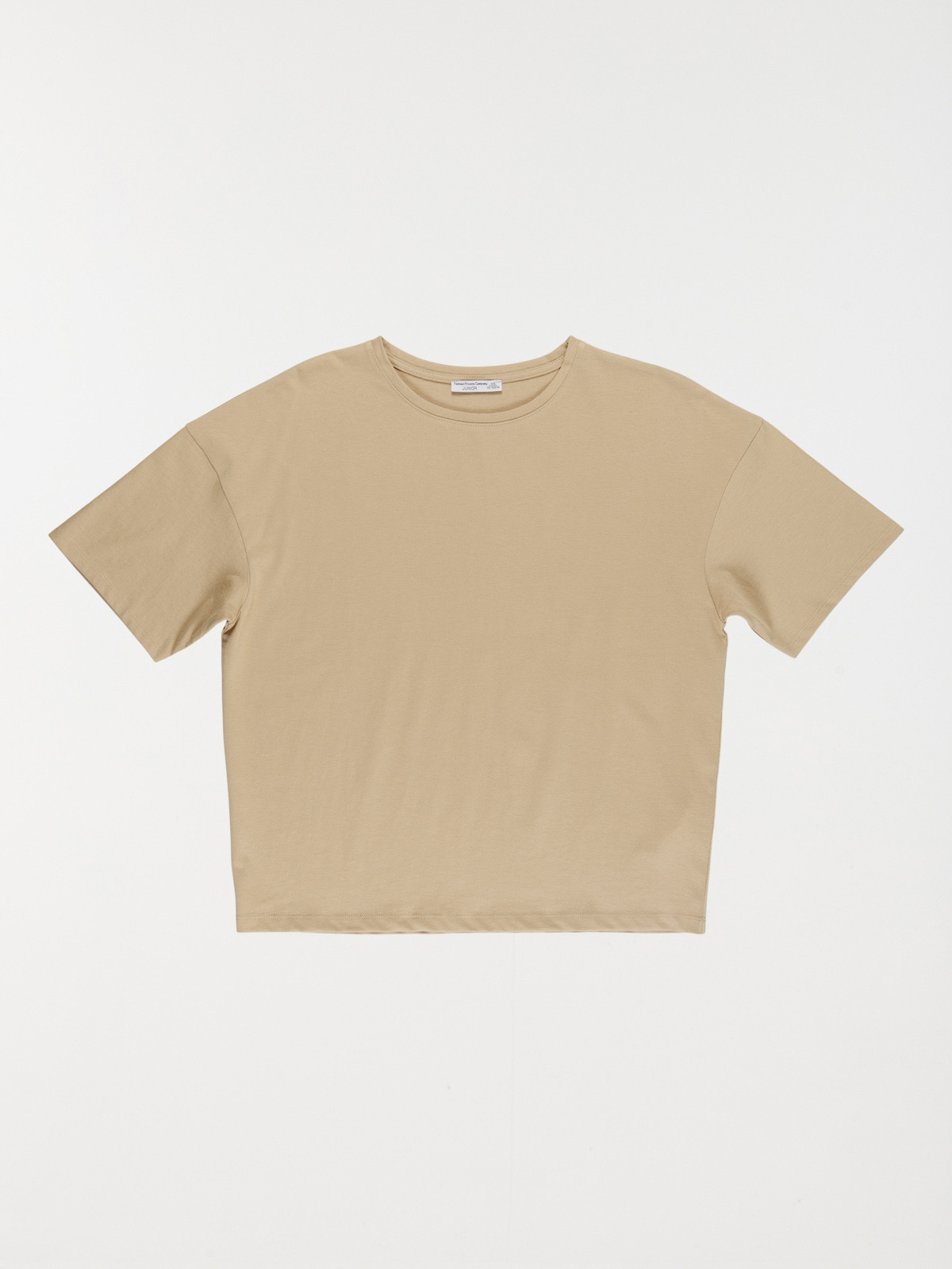 T-shirt court camel doux fille (XXS-S)