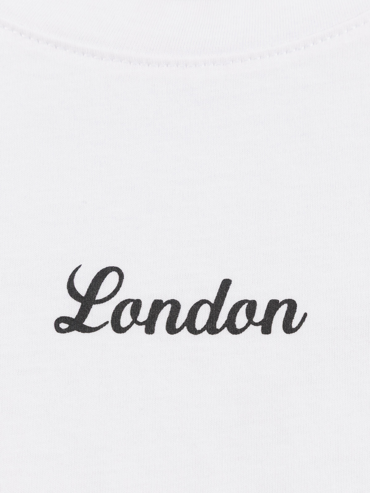 T-shirt blanc London fille (XXS-M) T-shirt blanc London fille (XXS-M)
