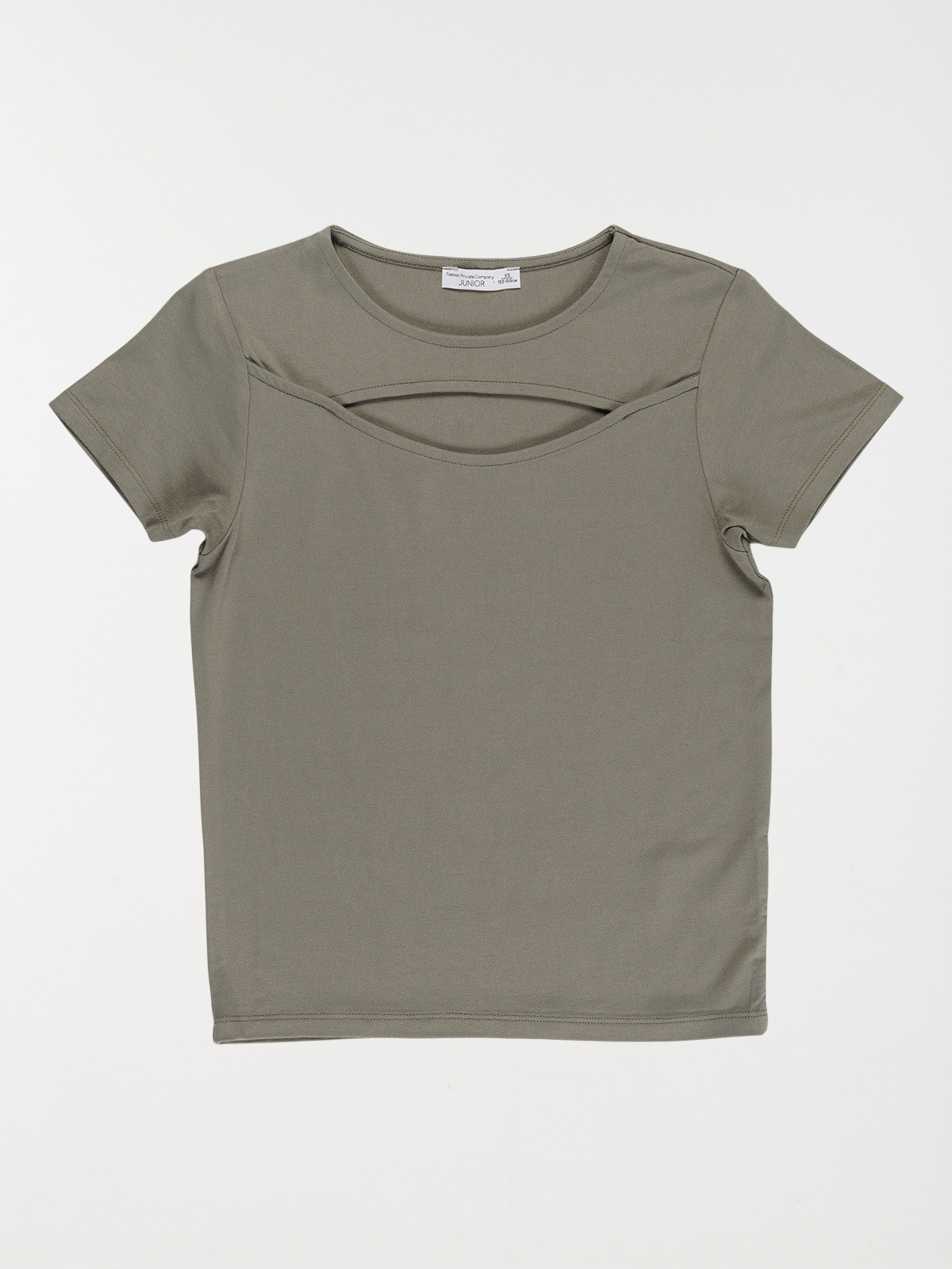 T-shirt fille découpe fantaisie (XXS-M)