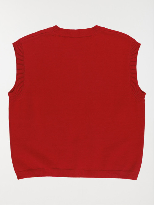 Pull sans manches fille...