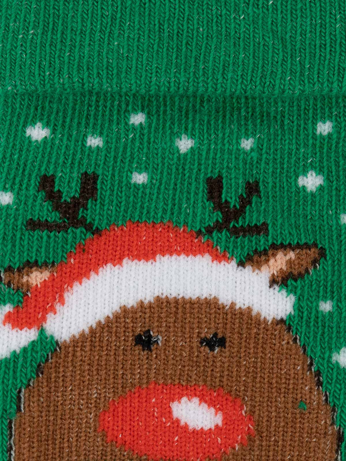 Chaussettes renne de Noël bébé