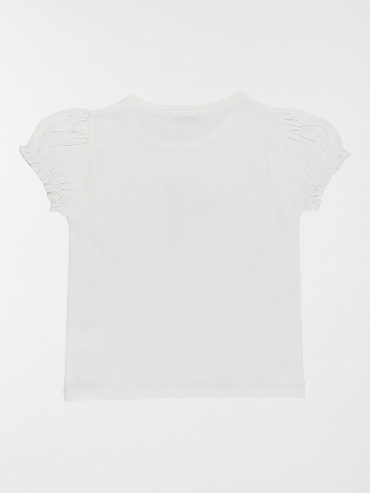 Tee-shirt origami fille écru (3-12A)