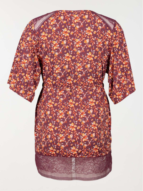 Kimono imprimé fleuri femme Kimono imprimé fleuri femme